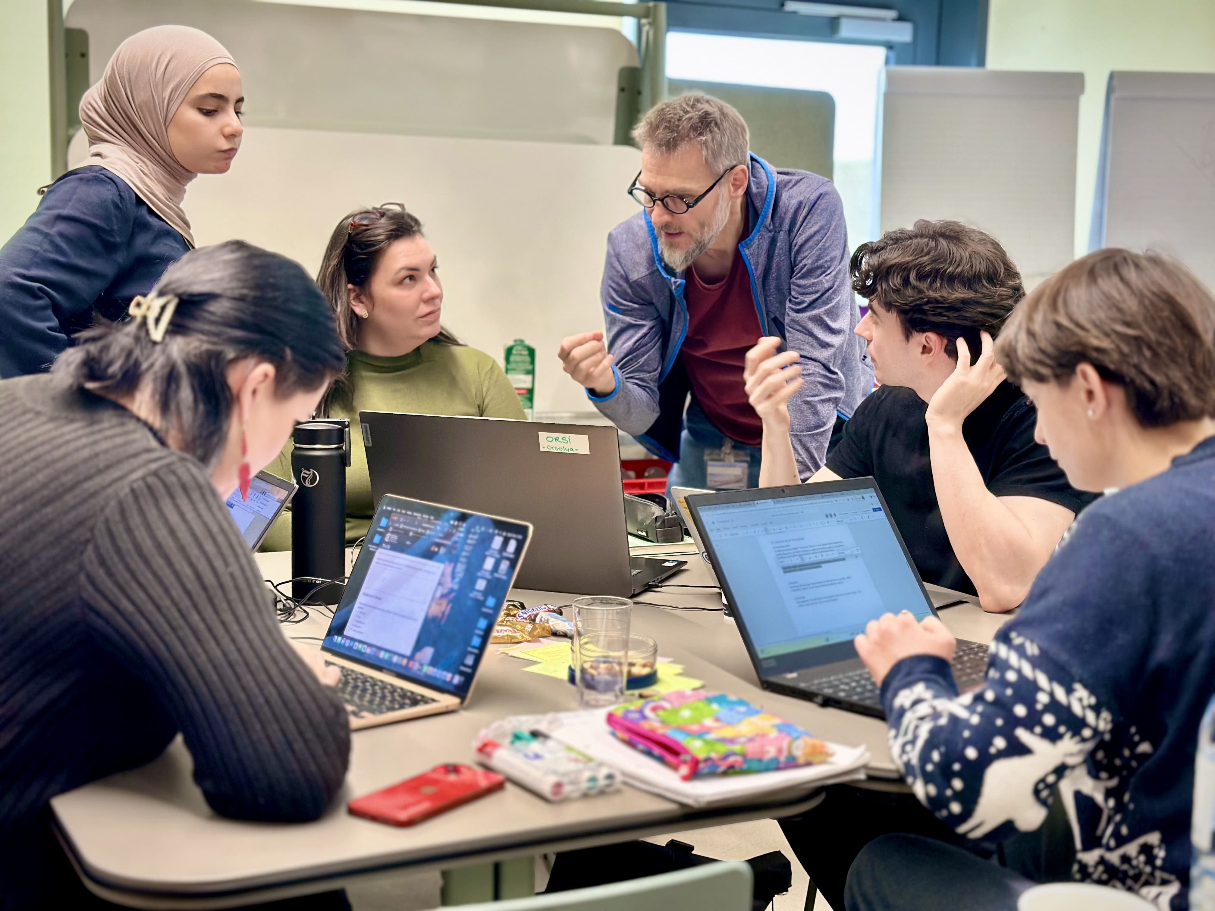 Our NEST Reserach team brainstorming ideas